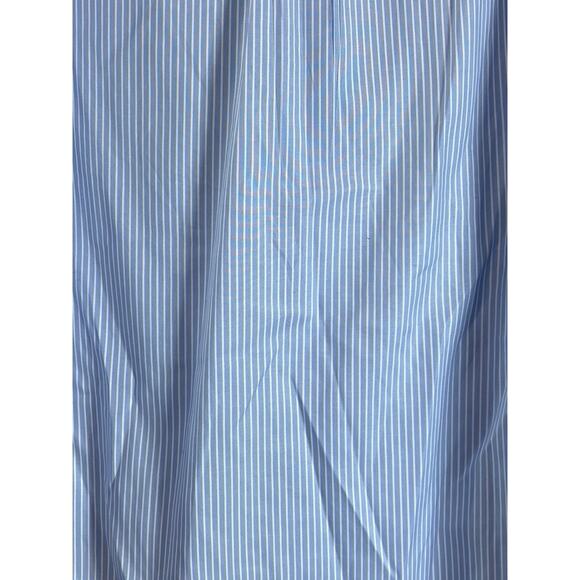 BROOKS BROTHERS Men's Blue Striped Regent-Fit Button-Up Dress Shirt SZ 16.5/32 - Picture 7 of 11